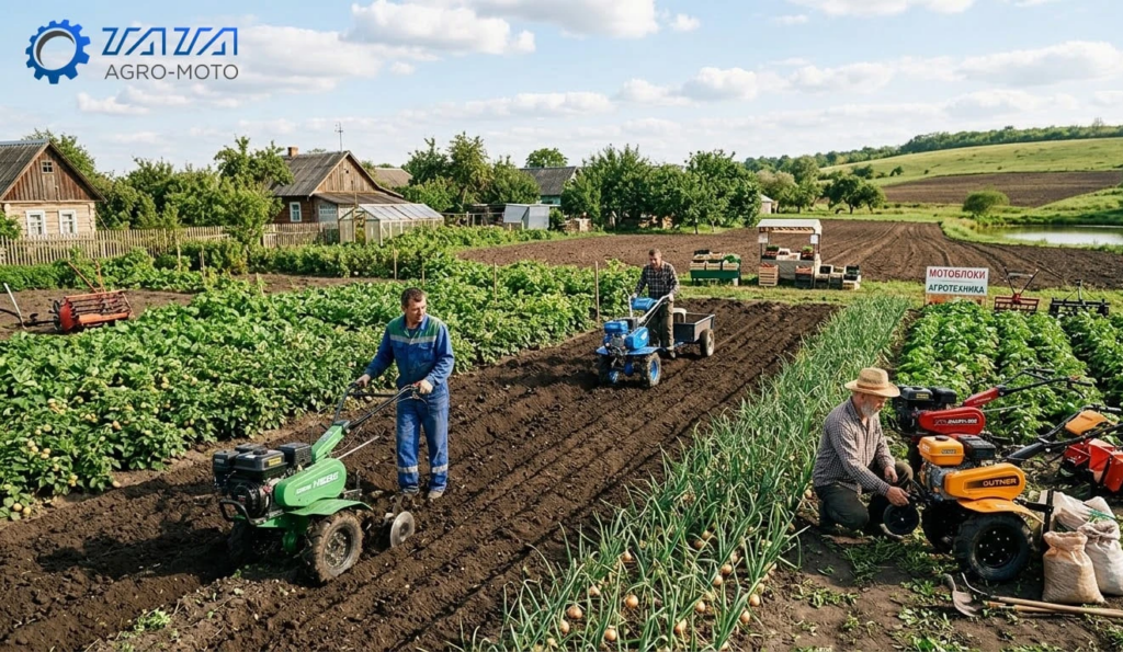 Продажа мотоблоков: популярные модели