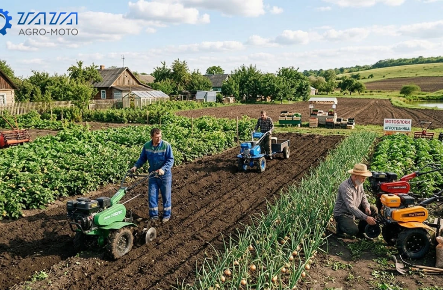 Продажа мотоблоков: выгодные решения для ведения хозяйства