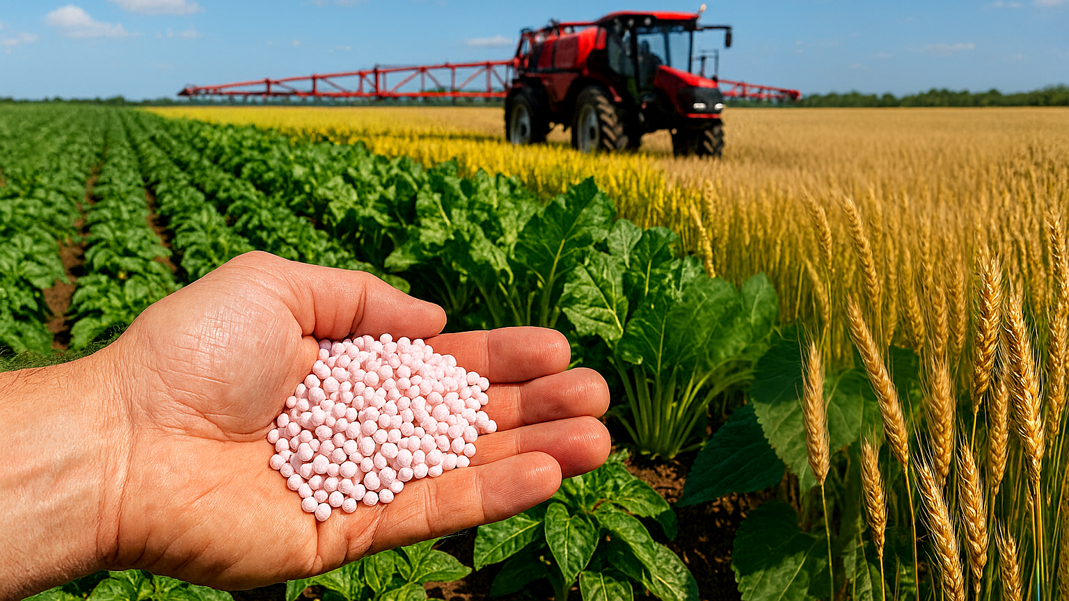 Основні види калійних добрив